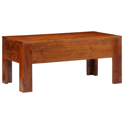vidaXL Couchtisch 90x50x40 cm Massivholz Akazie