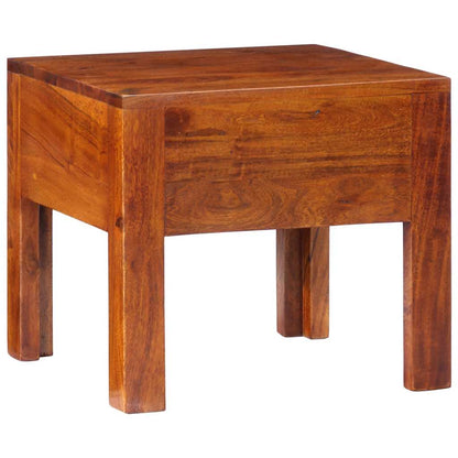 vidaXL Nachttisch 40x40x36 cm Massivholz Akazie