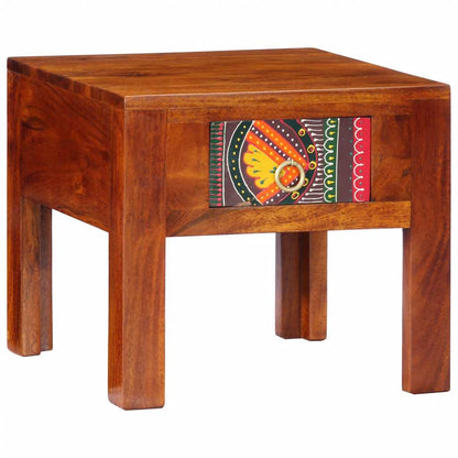 vidaXL Tables de chevet 2 pcs 40x40x36 cm Bois d'acacia massif