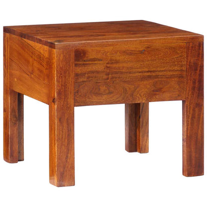 vidaXL Tables de chevet 2 pcs 40x40x36 cm Bois d'acacia massif