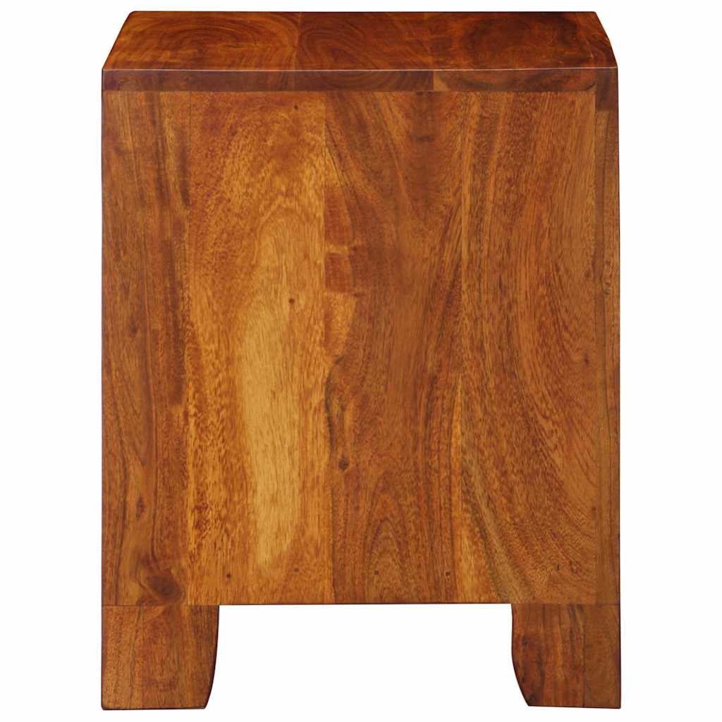 Nachttisch 40x35x45 cm Massivholz Akazie