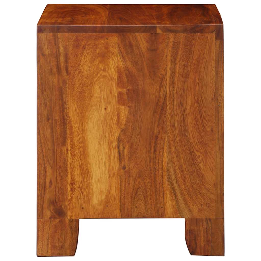 Nachttisch 2 Stk. 40x35x45 cm Massivholz Akazie