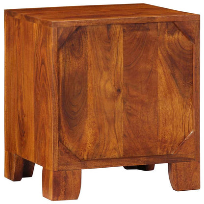 vidaXL Nachttisch 2 Stk. 40x35x45 cm Massivholz Akazie