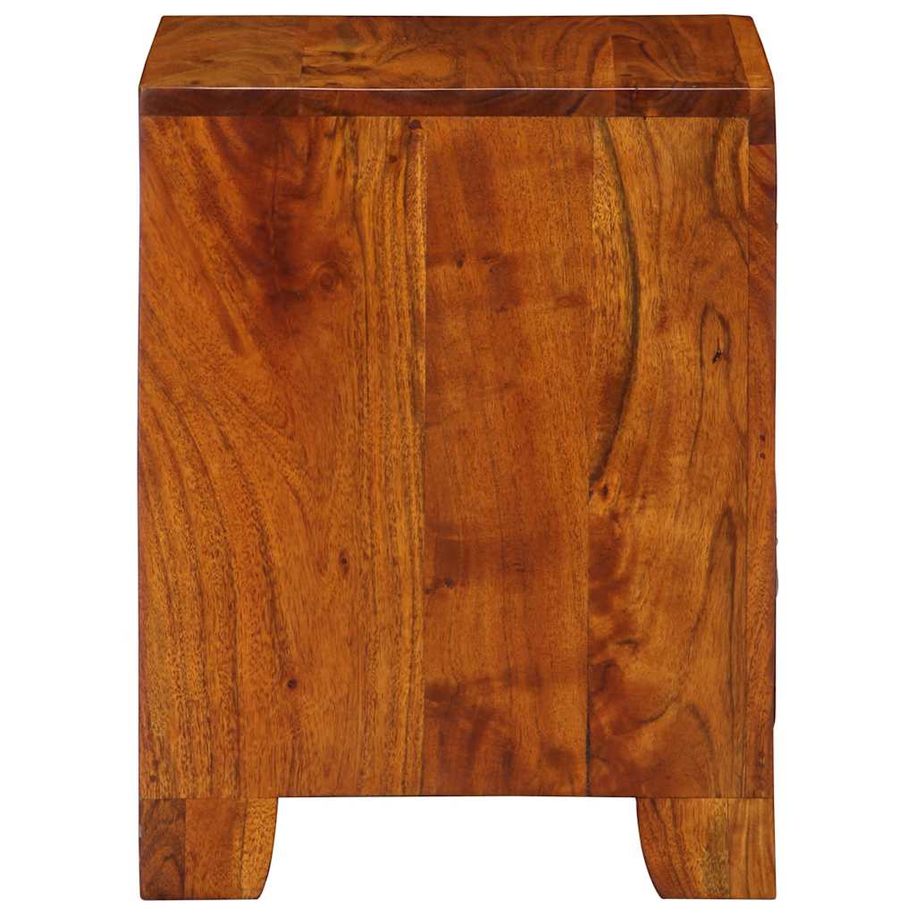 vidaXL Nachttisch 2 Stk. 35x35x45 cm Massivholz Akazie