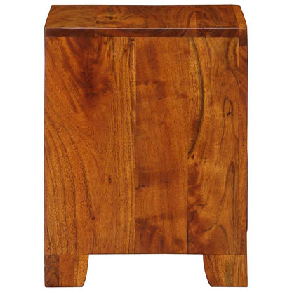 vidaXL Nachttisch 2 Stk. 35x35x45 cm Massivholz Akazie