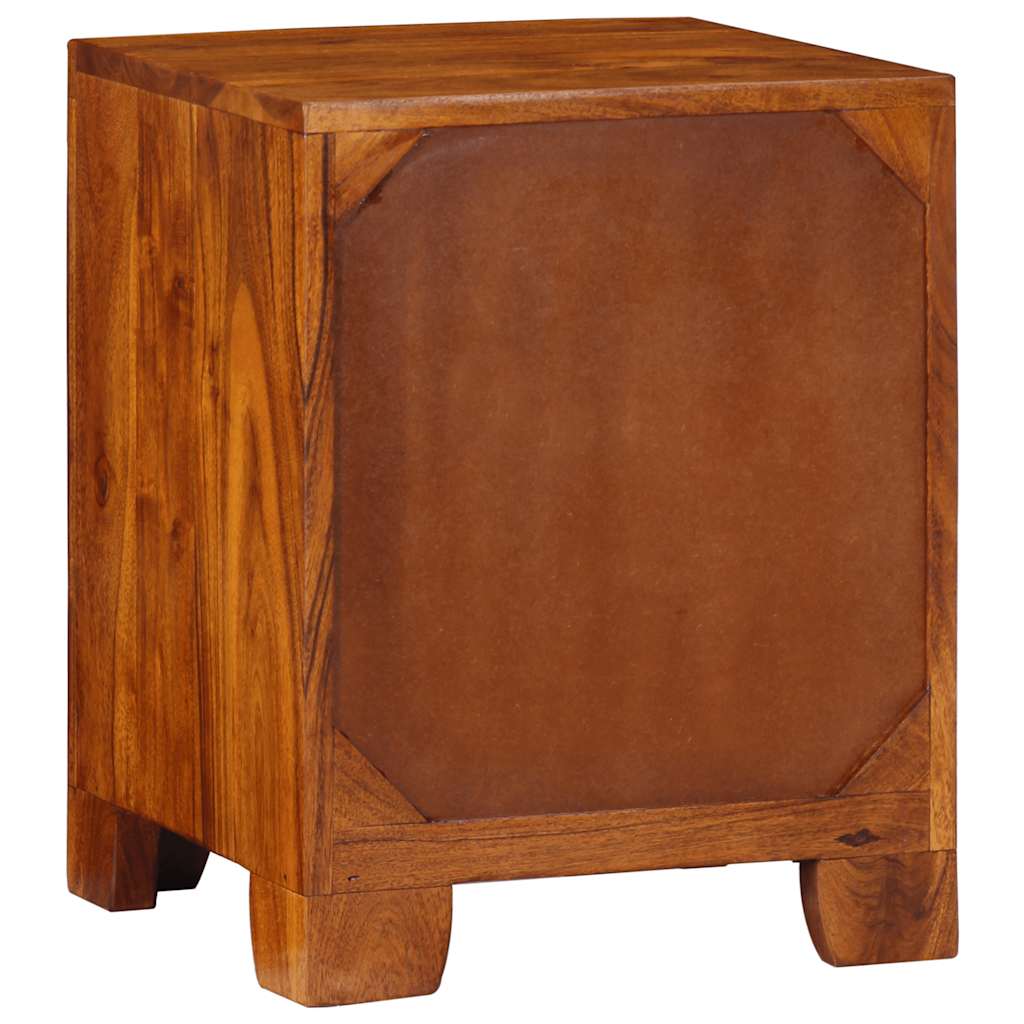 vidaXL Nachttisch 2 Stk. 35x35x45 cm Massivholz Akazie
