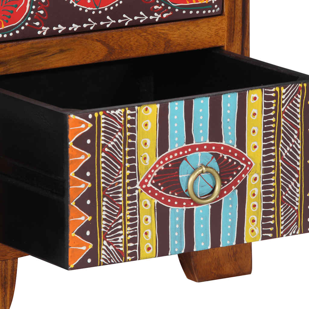 vidaXL Nachttisch 2 Stk. 35x35x45 cm Massivholz Akazie