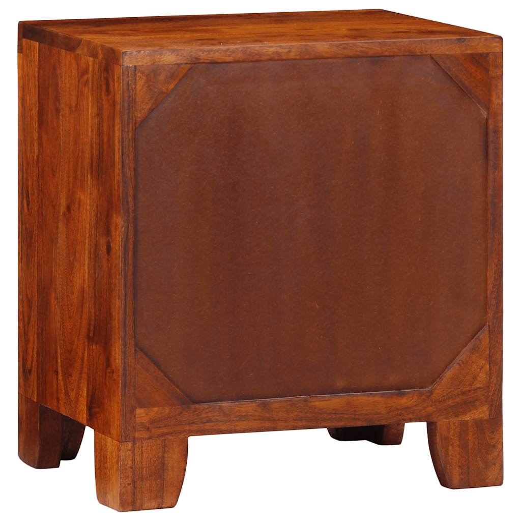 vidaXL Tables de chevet 2 pcs 40x30x45 cm Bois d'acacia massif
