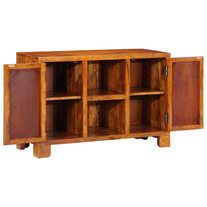 vidaXL Sideboard Mehrfarbig 90x35x60 cm Massivholz Akazie