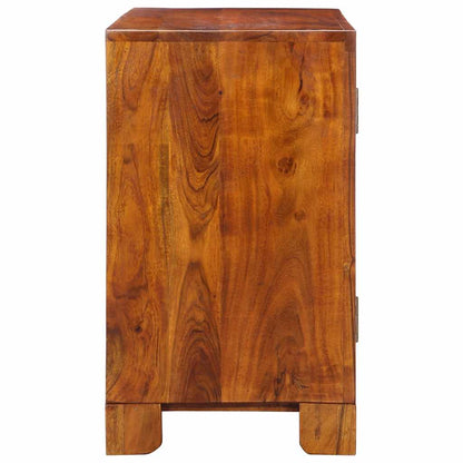 vidaXL Sideboard Mehrfarbig 90x35x60 cm Massivholz Akazie