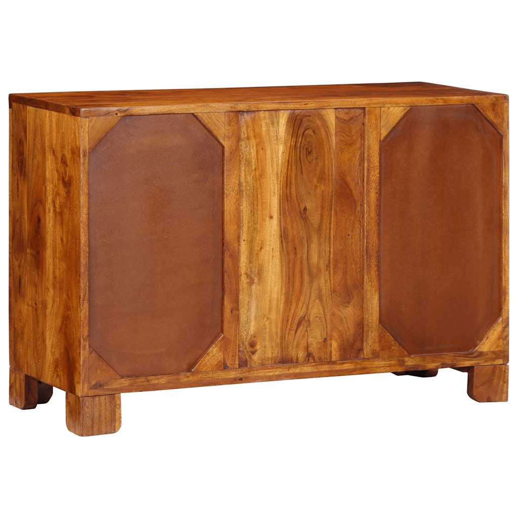 vidaXL Sideboard Mehrfarbig 90x35x60 cm Massivholz Akazie
