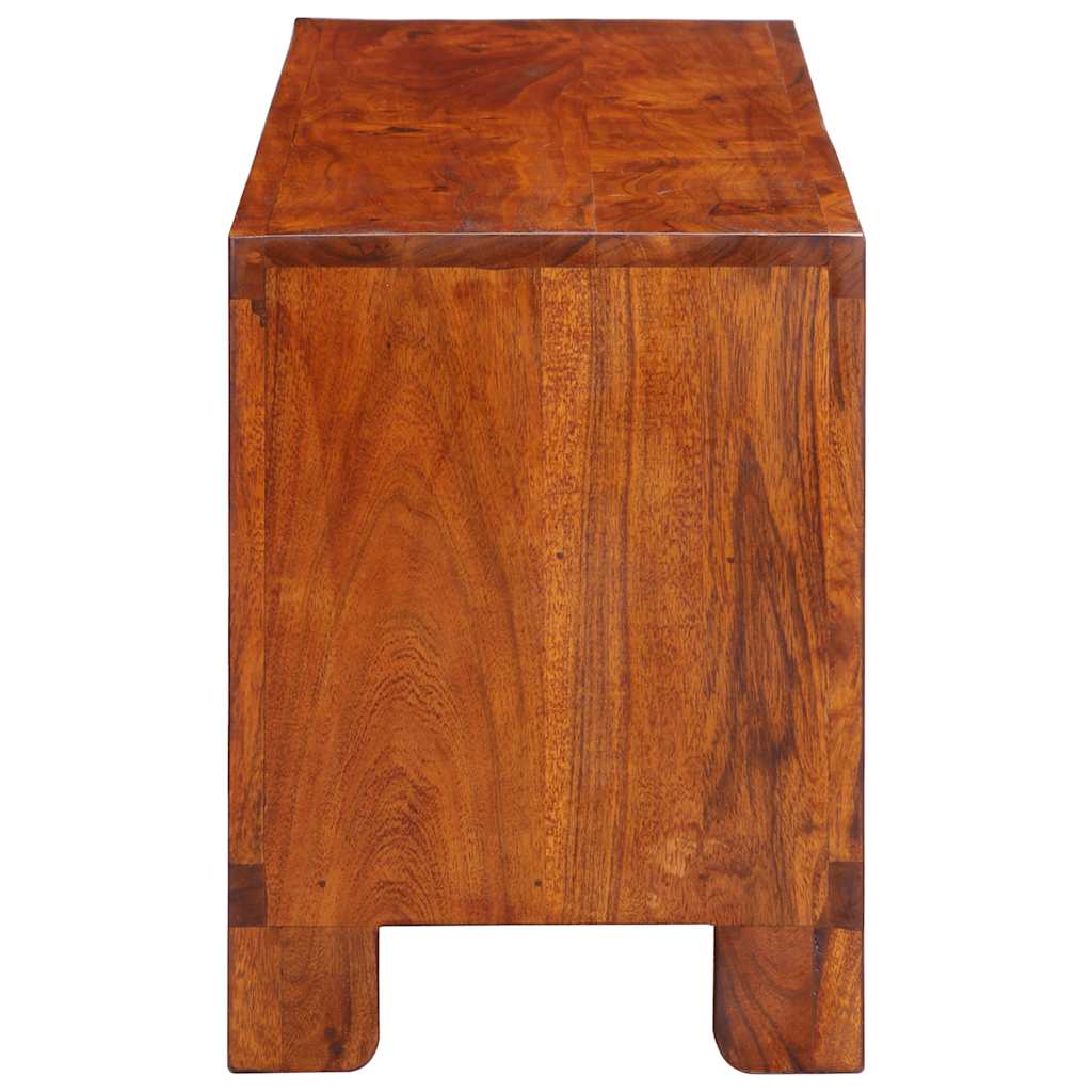 vidaXL TV-Schrank Mehrfarbig 110x30x40 cm Massivholz Akazie