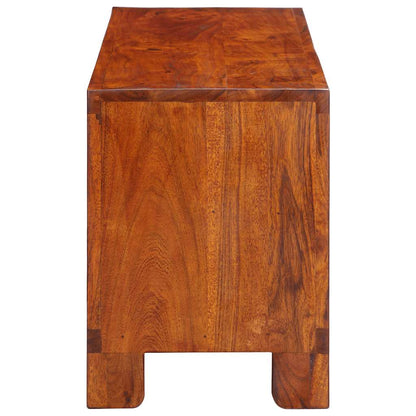 vidaXL TV-Schrank Mehrfarbig 110x30x40 cm Massivholz Akazie