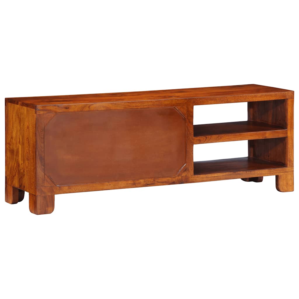 vidaXL TV-Schrank Mehrfarbig 110x30x40 cm Massivholz Akazie