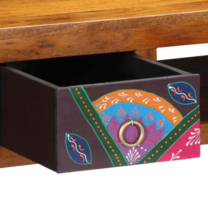 Schreibtisch mit Schubladen mit Speicher Braun 110 x 50 x 73 cm