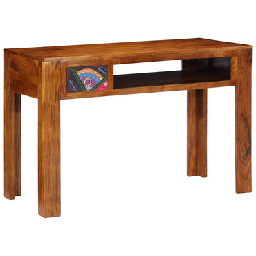 vidaXL Bureau avec tiroirs et rangement Marron 110 x 50 x 73 cm