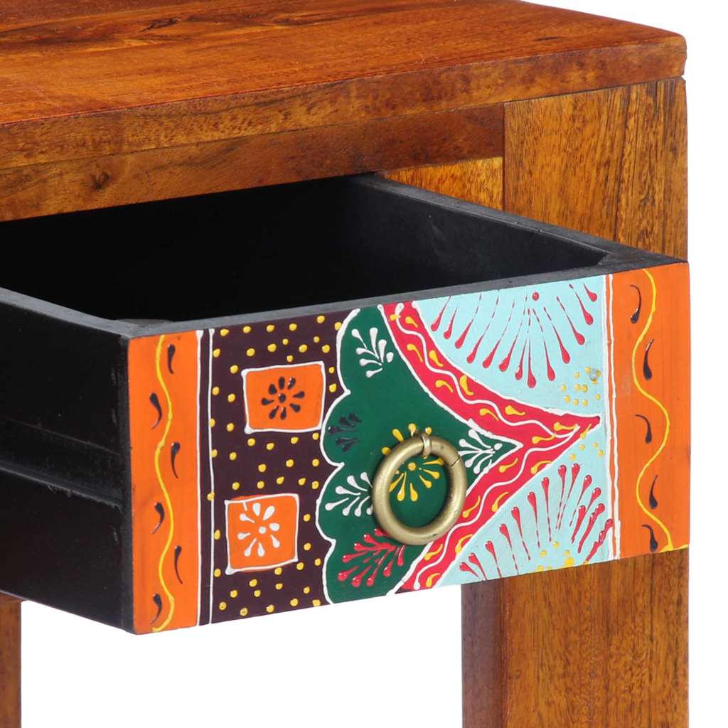 vidaXL Bureau avec tiroirs et espace de rangement Marron 100 x 50 x 75 cm
