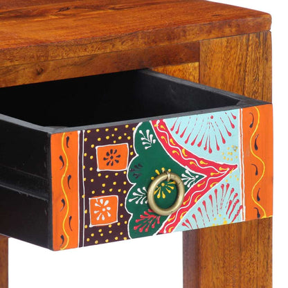 vidaXL Bureau avec tiroirs et espace de rangement Marron 100 x 50 x 75 cm