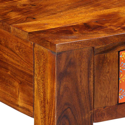 vidaXL Bureau avec tiroirs et espace de rangement Marron 100 x 50 x 75 cm