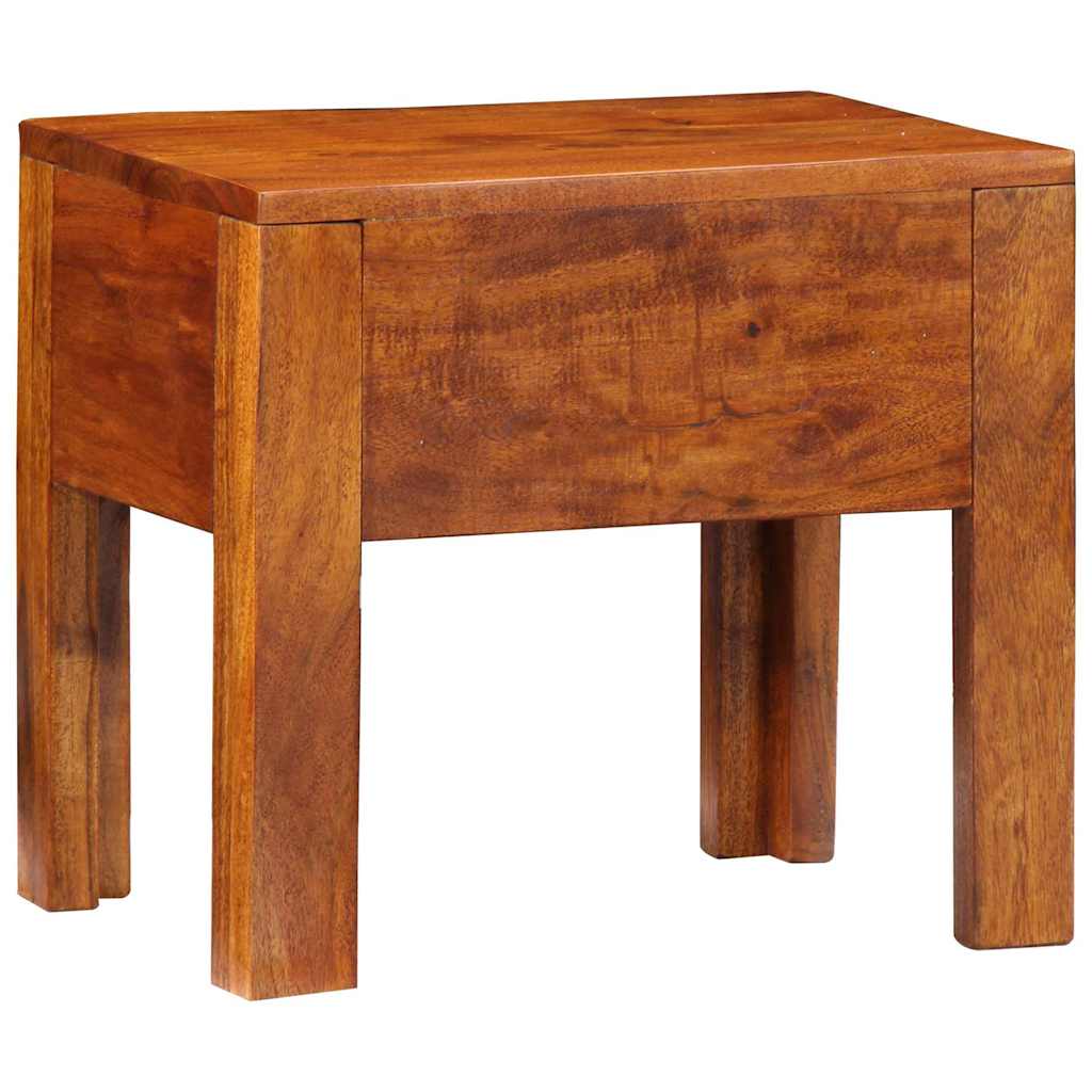 vidaXL Table d'appoint avec tiroirs de rangement Marron 40 x 30 x 36 cm