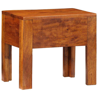 vidaXL Table d'appoint avec tiroirs de rangement Marron 40 x 30 x 36 cm