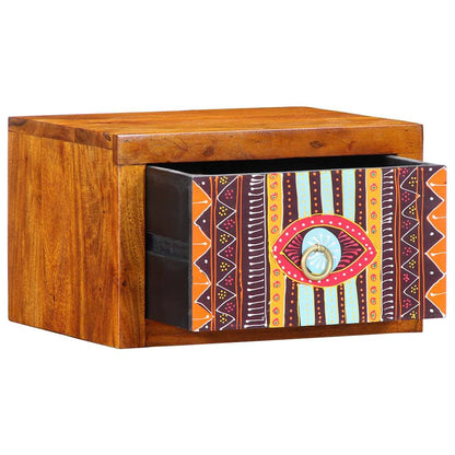 vidaXL Nachttisch mit Schubladen Braun 35 x 30 x 22 cm