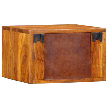 vidaXL Nachttisch mit Schubladen Braun 35 x 30 x 22 cm