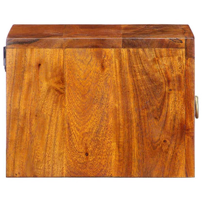 vidaXL Nachttisch mit Schubladen Braun 35 x 30 x 22 cm