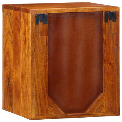 vidaXL Nachttisch 2 pcs Braun 35 x 30 x 40 cm Massivholz Akazie