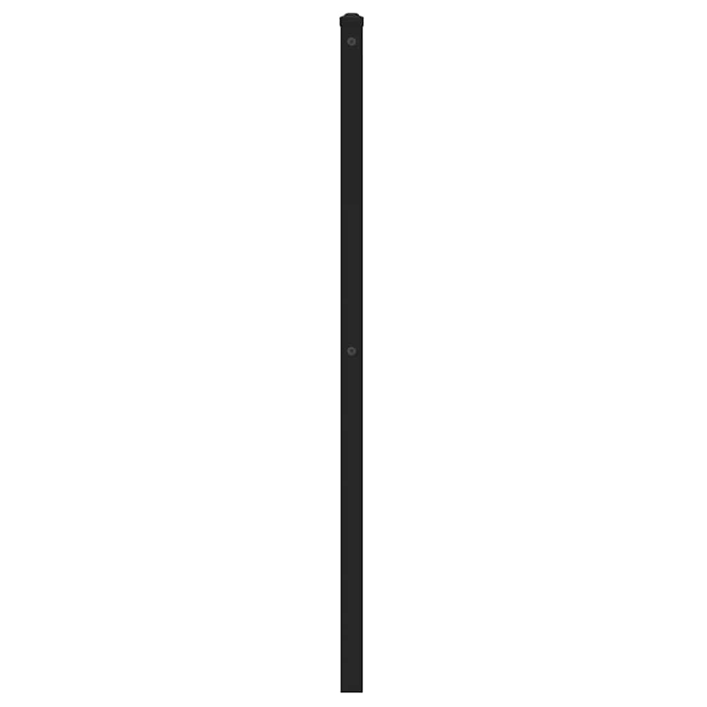 vidaXL Kopfteil Sonoma-Eiche 140 cm Eisen und Holzwerkstoff
