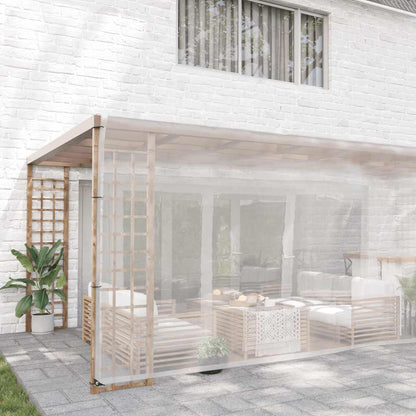 Transparente Plane mit Ösen 6x12 m Polyethylen