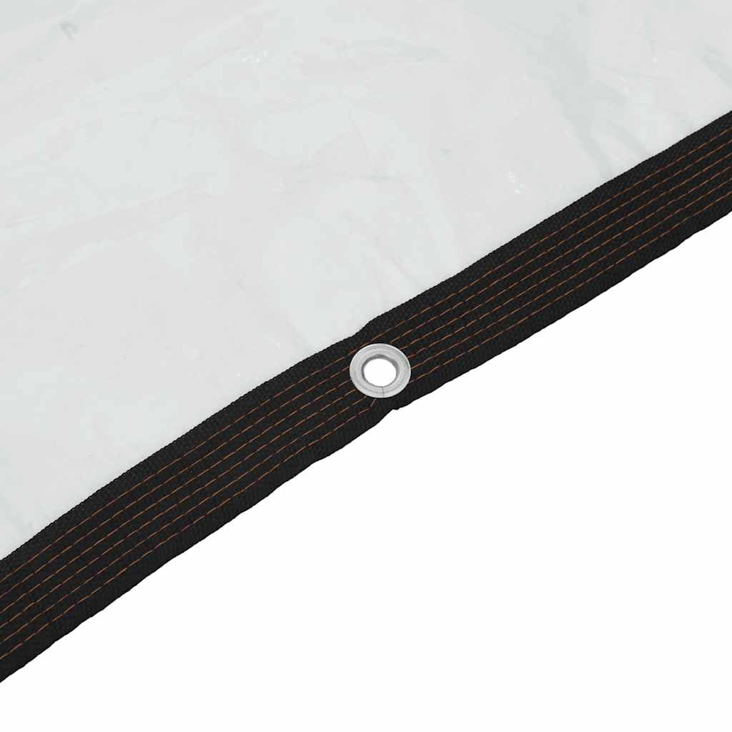 Transparente Plane mit Ösen 1x6 m Polyethylen