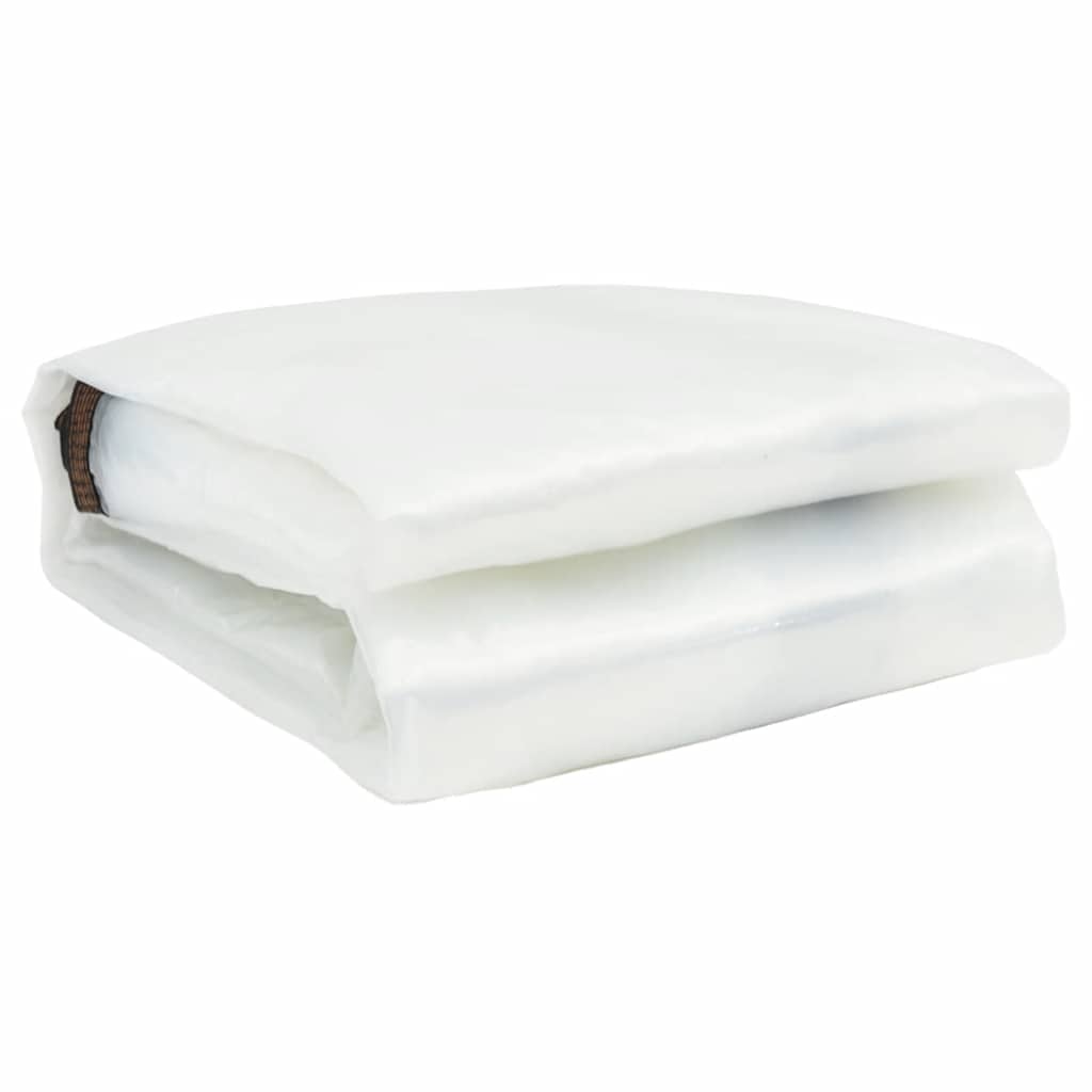 Transparente Plane mit Ösen 1x8 m Polyethylen