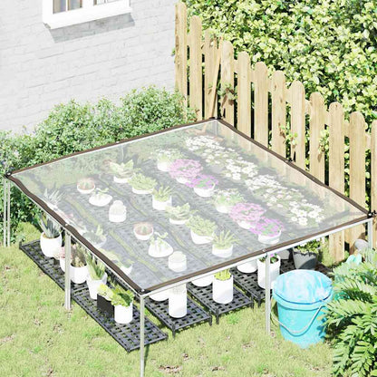 Klare Plane mit Ösen 2x2 m Polyethylen