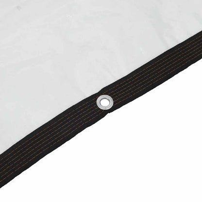 Klare Plane mit Ösen 3x4 m Polyethylen