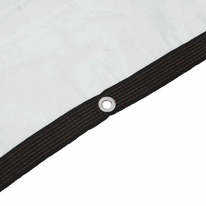 Transparente Plane mit Ösen 3x8 m Polyethylen