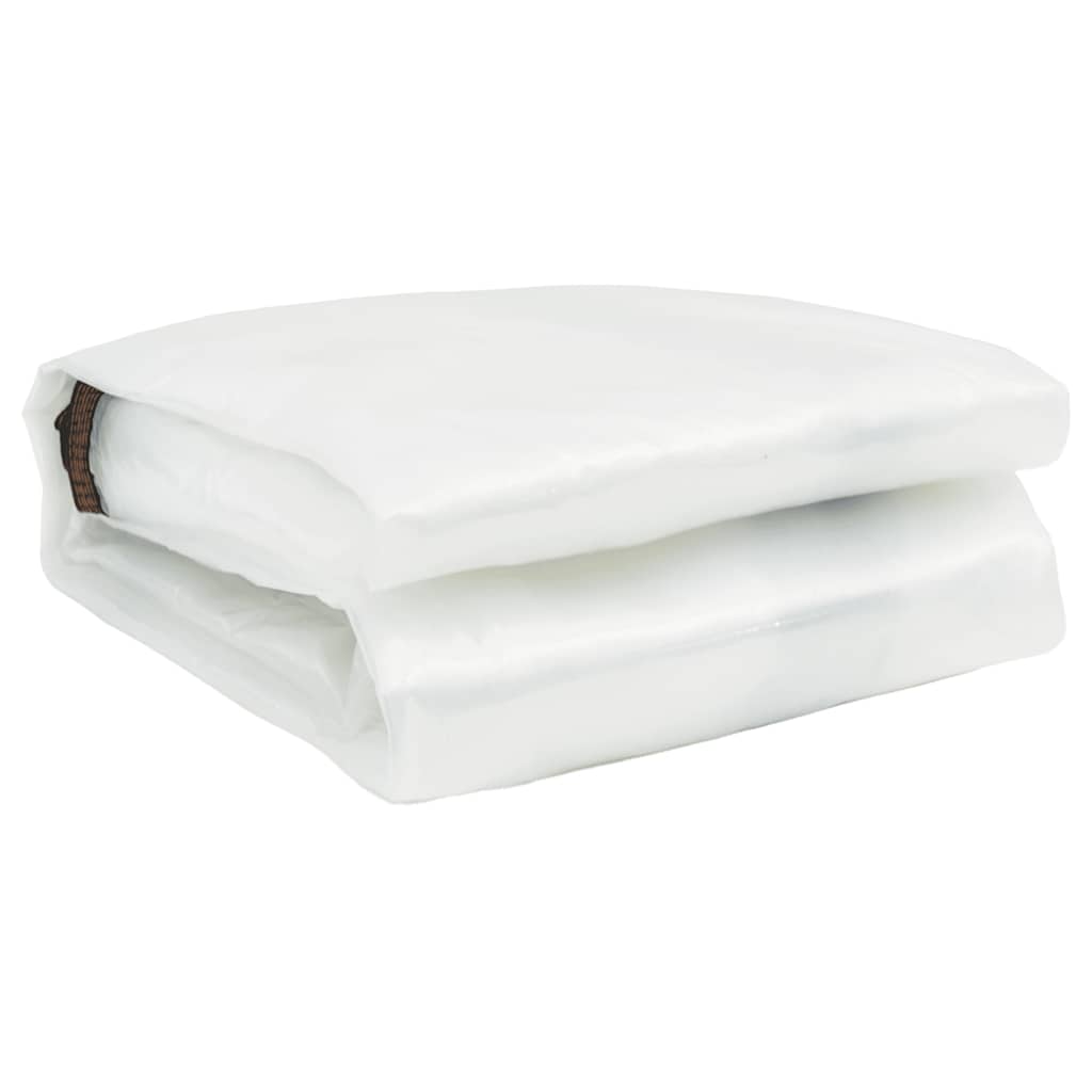 Transparente Plane mit Ösen 6x8 m Polyethylen