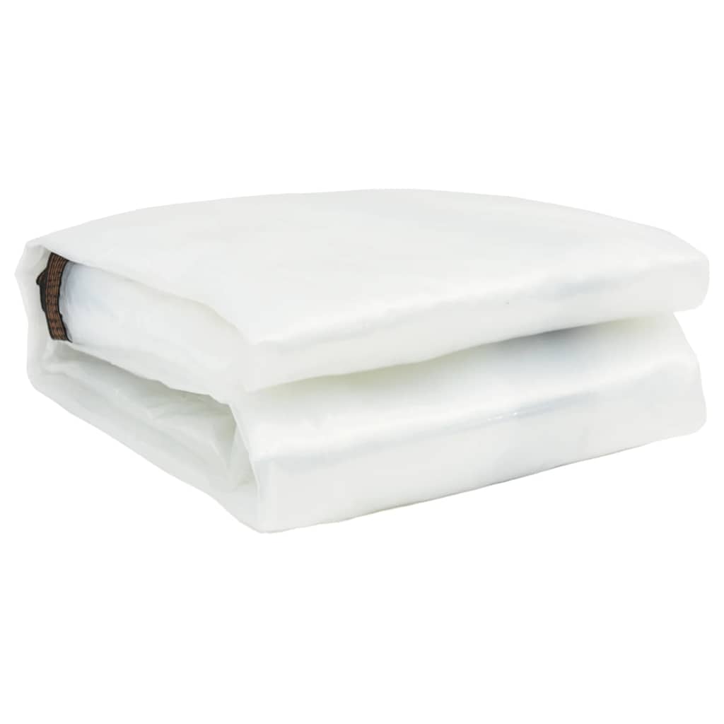 Transparente Plane mit Ösen 8x8 m Polyethylen