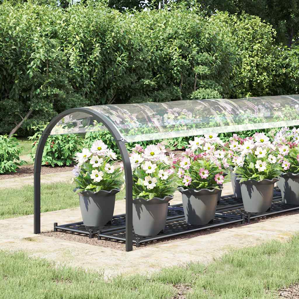 Transparente Plane mit Ösen 1x4 m PVC