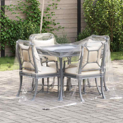 Klare Plane mit Ösen 2x2 m PVC