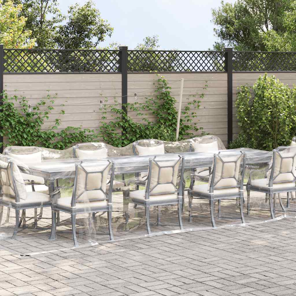 Transparente Plane mit Ösen 3x10 m PVC