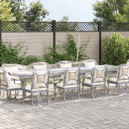 Transparente Plane mit Ösen 3x10 m PVC