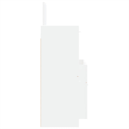vidaXL Ensemble de meubles de salle de bain 3 pcs Blanc Matériau à base de bois