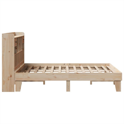 vidaXL Massivholzbett ohne Matratze 150x200 cm Kiefernholz