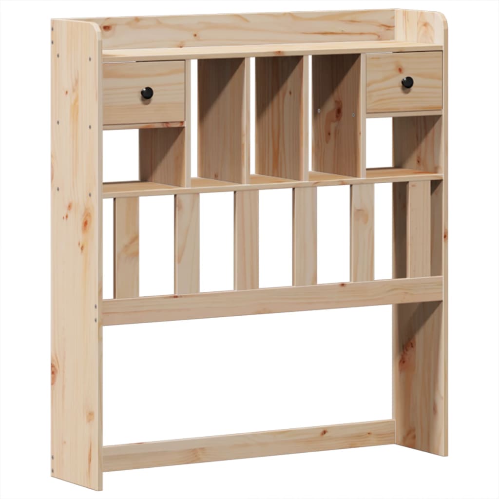 vidaXL Massivholzbett ohne Matratze 75x190 cm Kiefernholz