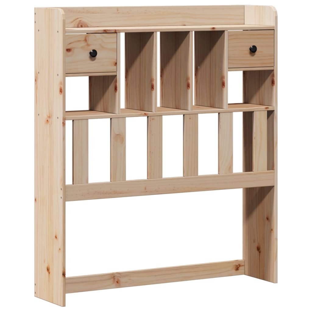 vidaXL Massivholzbett mit Regal ohne Matratze 90x190 cm Kiefer