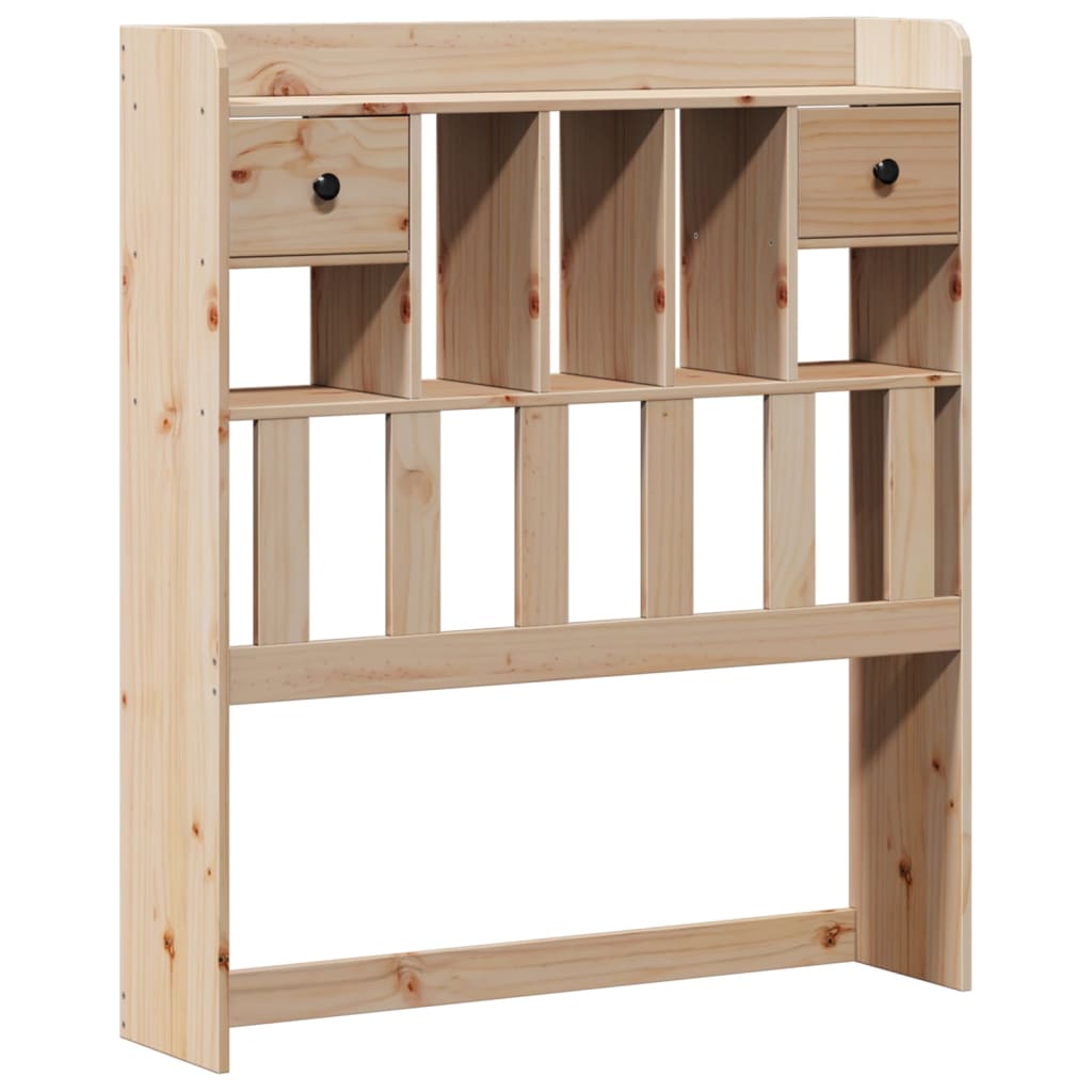 vidaXL Bücherregalbett ohne Matratze 75x190 cm Massivholz Kiefer