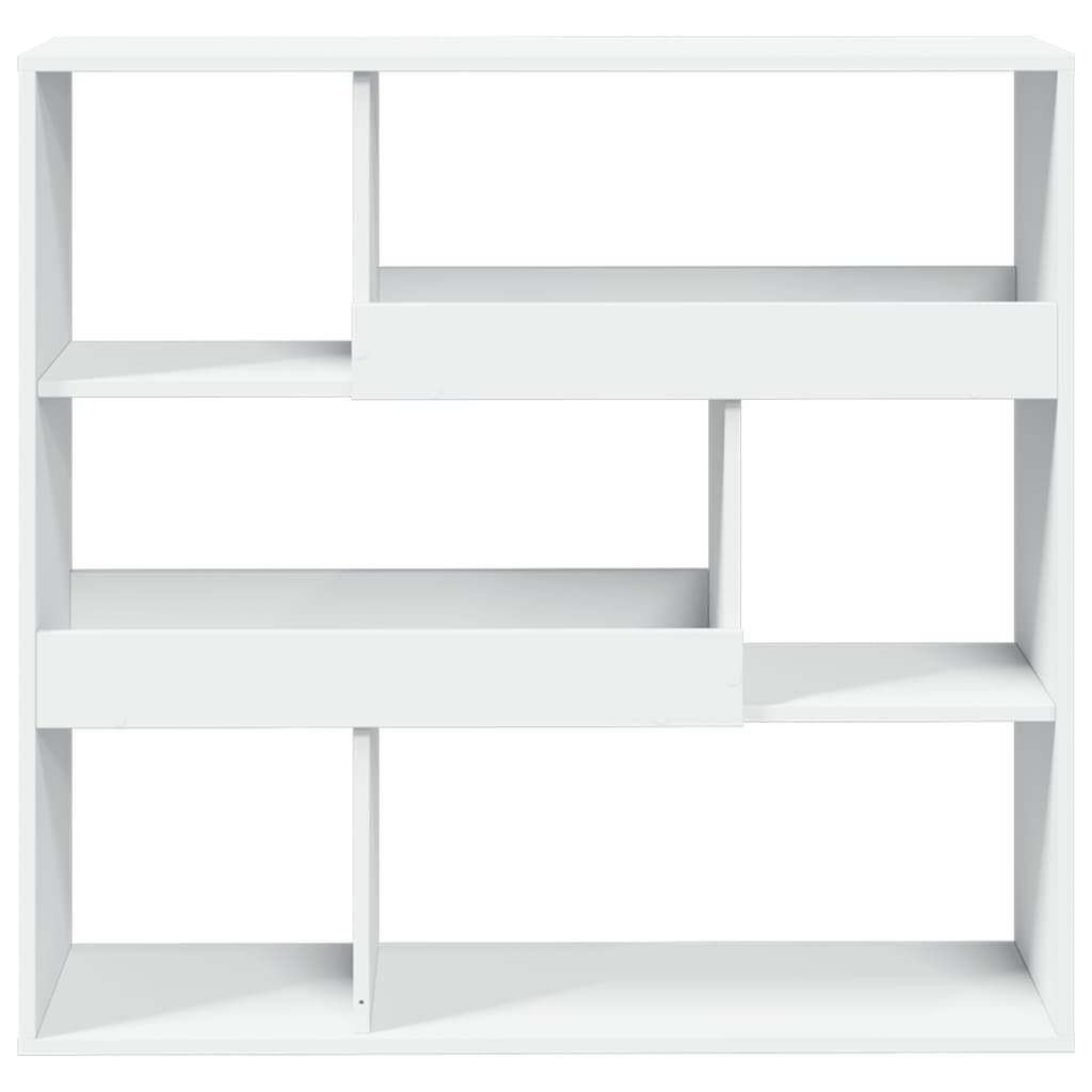 vidaXL Bücherregal/Raumteiler Weiß 100x33x94,5 cm