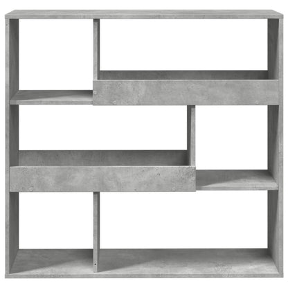 vidaXL Bibliothèque/Séparateur de Pièce Gris Béton 100x33x94,5 cm