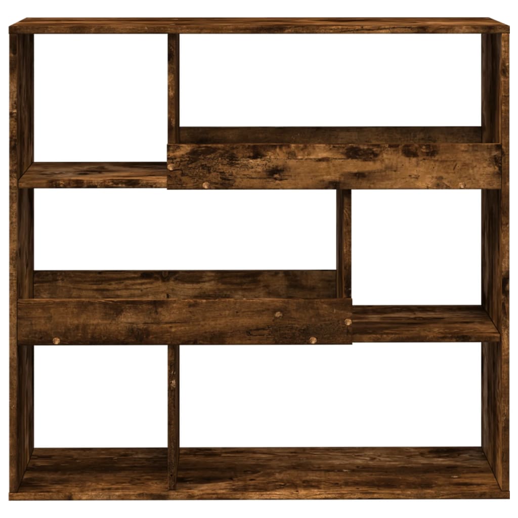 vidaXL Bücherregal/Raumteiler Räuchereiche 100x33x94,5 cm